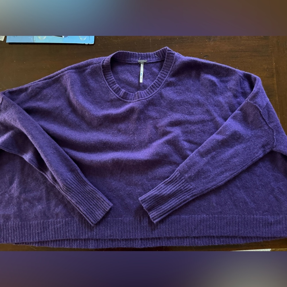 Free People Purple Sweater - Picture 6 of 7